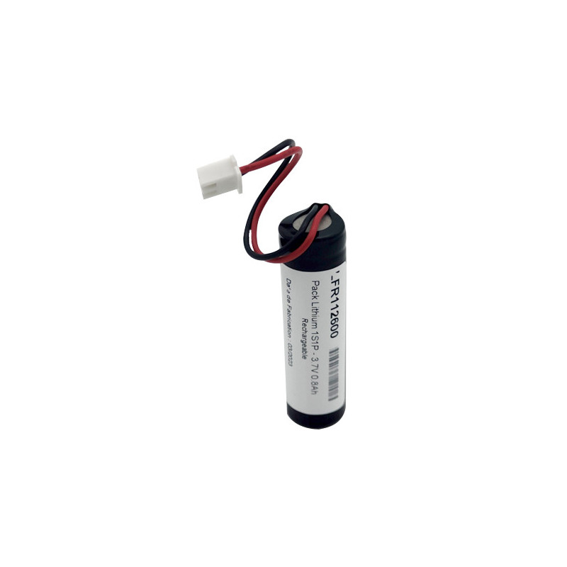 Accu Li-ion Red 14500 - 1S1P - 3,7V 0,8Ah + connecteur Accu Li-ion Red 14500 - 1S1P - 3,7V 0,8Ah + connecteur